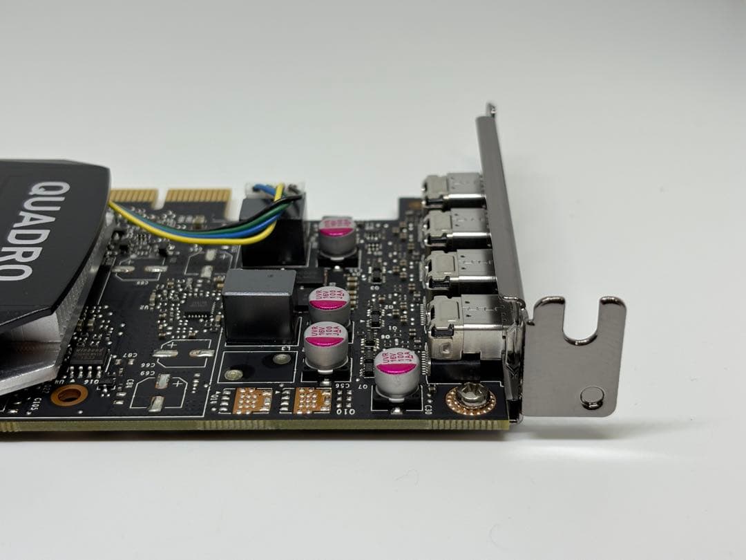 NVIDIA QUADRO P1000★ロープロファイルブラケット