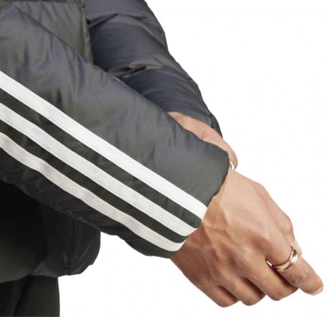 ポインコ弟様　メンズ　フーディダウン　アウター　ブラック　軽量　撥水　M