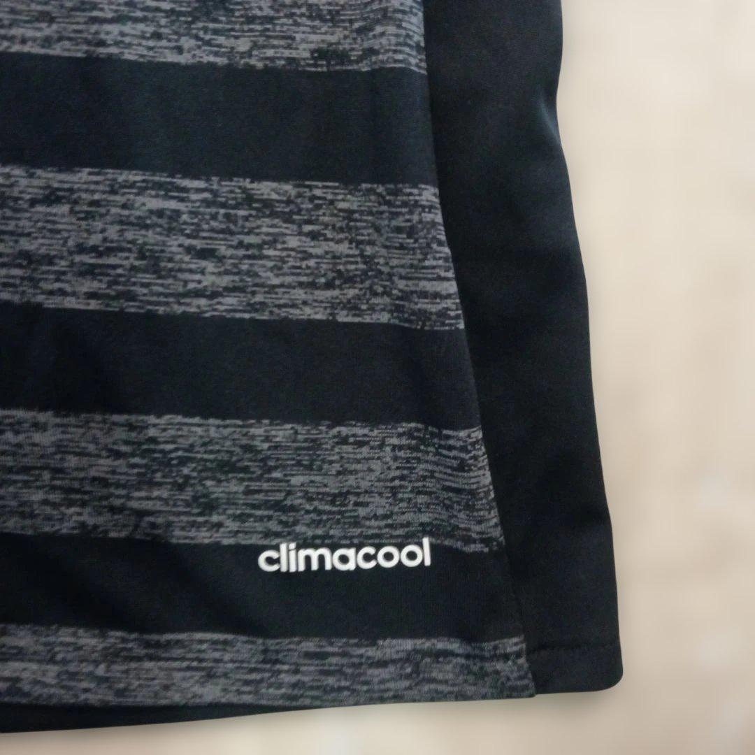 CHELSEA adidas シャツ ブラック/ライムＬサイズ