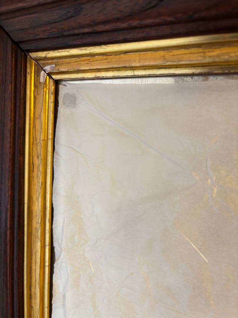 骨董品 明治、大正指物師による特別注文の芸者鏡台。