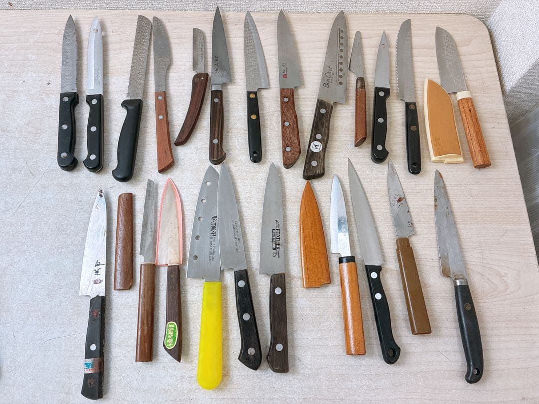 ジ*フ様 ●大量包丁 ナイフまとめ●箱入り 三徳包丁 万能包丁 TAKAYUKI