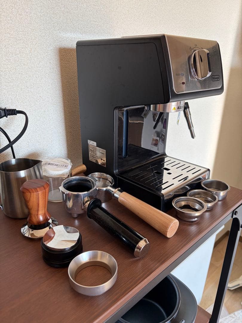 DeLonghi エスプレッソマシン ECP3220J-BK セット