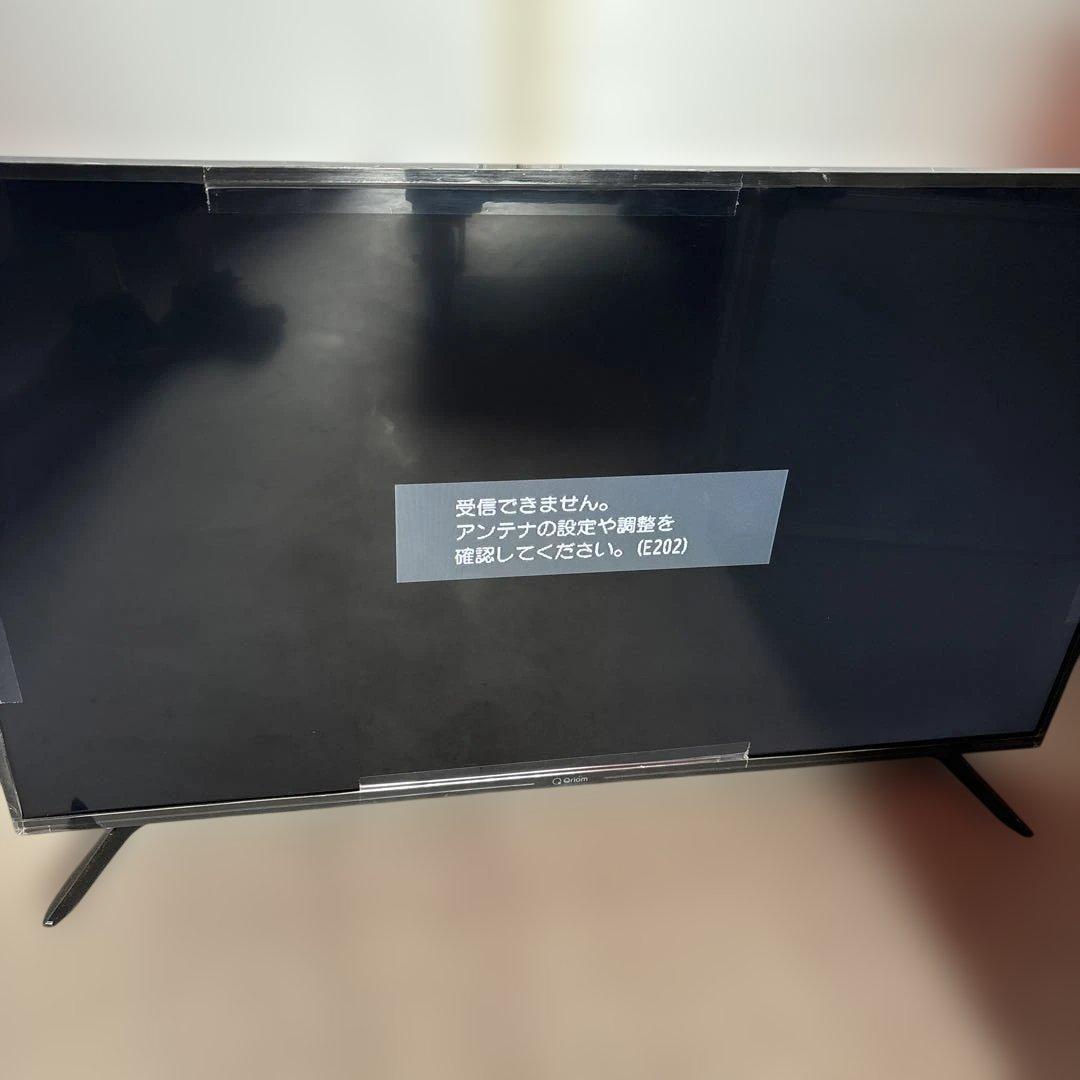 Qriom 43V型 フルハイビジョン液晶テレビ QRT-43W2KRリモコン有