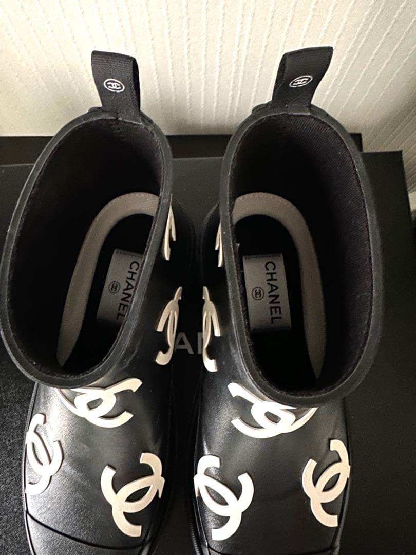 CHANELレインブーツ新品未使用