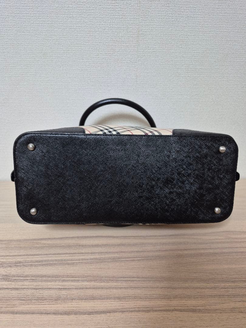 バーバリー　ノバチェックハンドバッグ　ミニボストン　西川ヴィンテージ品