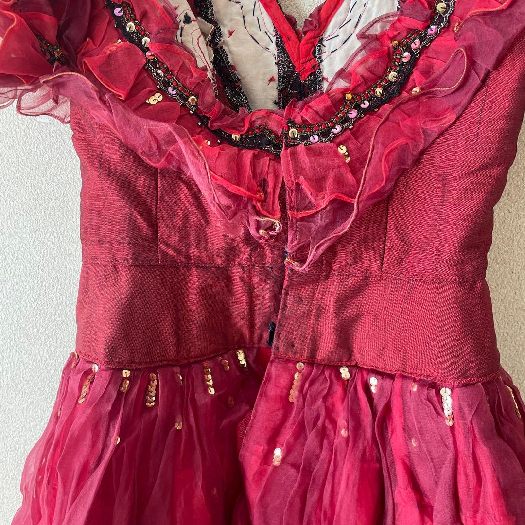 バレエ衣装　大人　赤