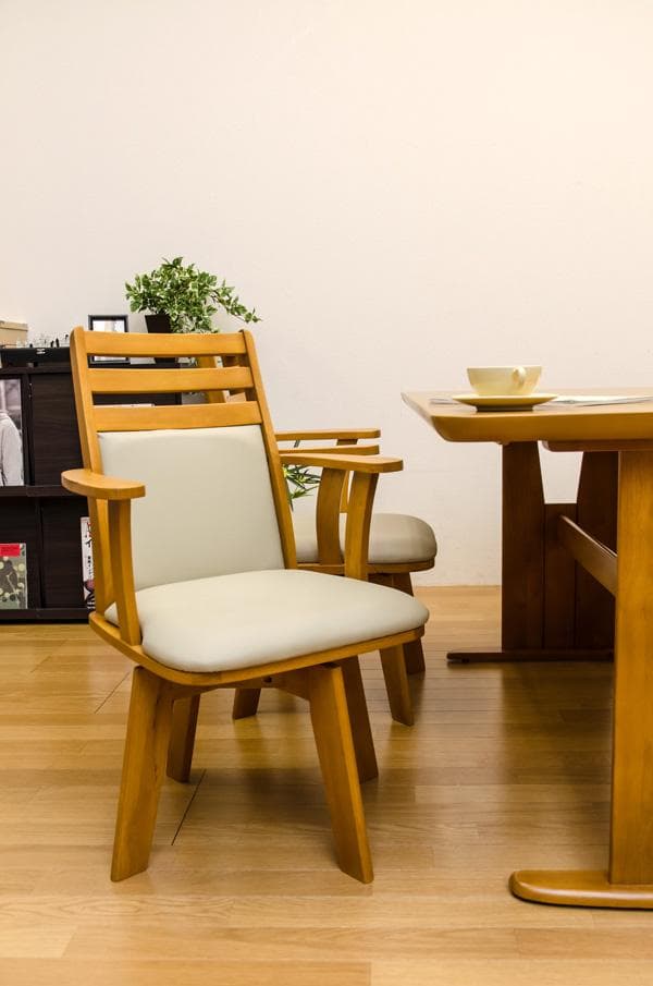 【送料無料】回転式ダイニングチェア 椅子 スツール 座椅子 回転チェア