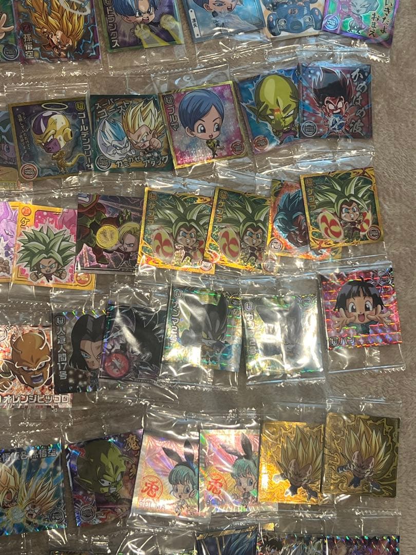 ハ*！様 ドラゴンボール ワンピース 鬼滅の刃 シール カード まとめ売り レア