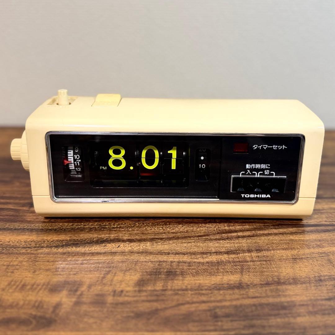 【整備済・動作正常】TOSHIBAパタパタ時計 タイムスイッチTWM-300