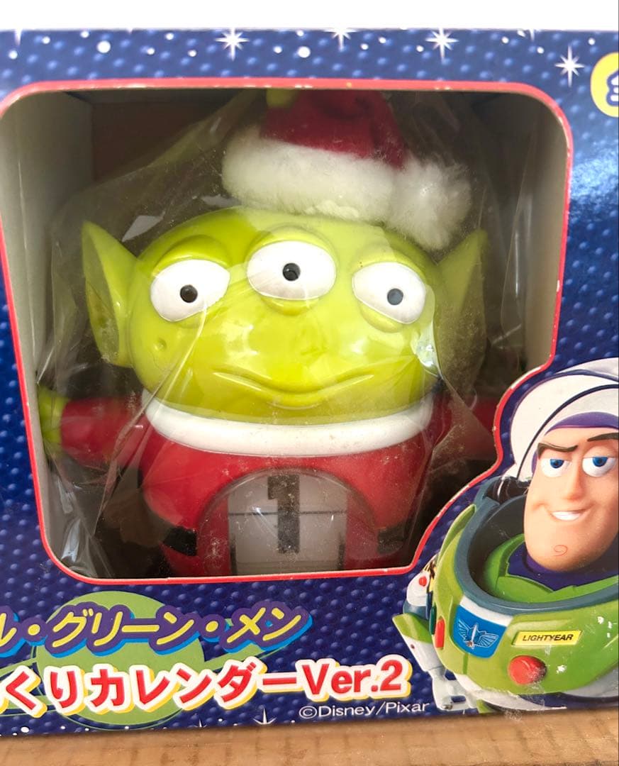 新品未開封！ リトルグリーンメン サンタ 日めくりカレンダー クリスマス