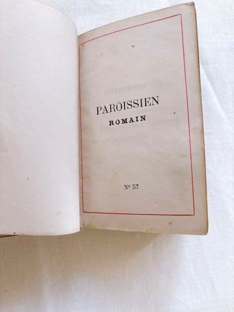 フランスアンティーク　1888年聖書・セルロイド