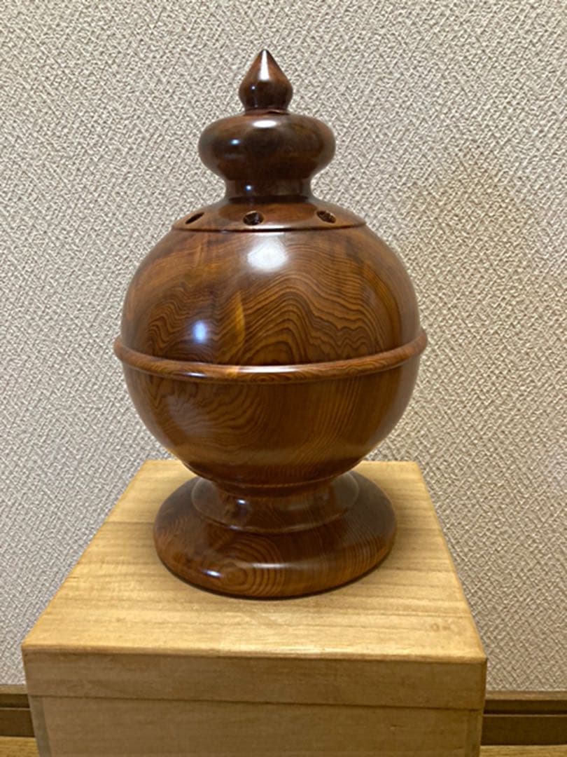 ⭐️極希少⭐️屋久杉⭐️刳抜香炉⭐️名工⭐️川下幸徳作⭐️⭐️屋久杉置物⭐️⭐️屋久杉食器⭐️