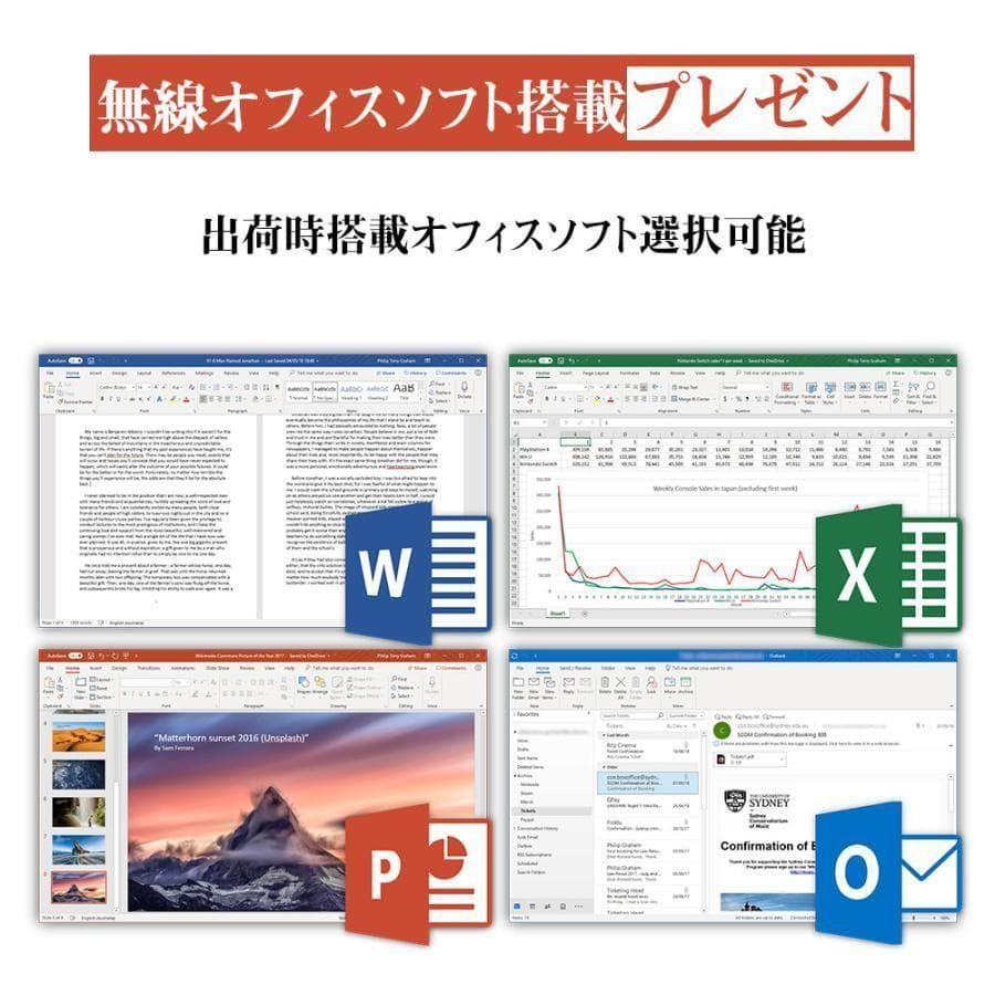 ノートパソコン Celeron N3450 6G/128G 14.1インチ