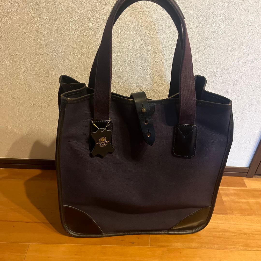 Whitehouse Cox トートバッグ　ネイビー