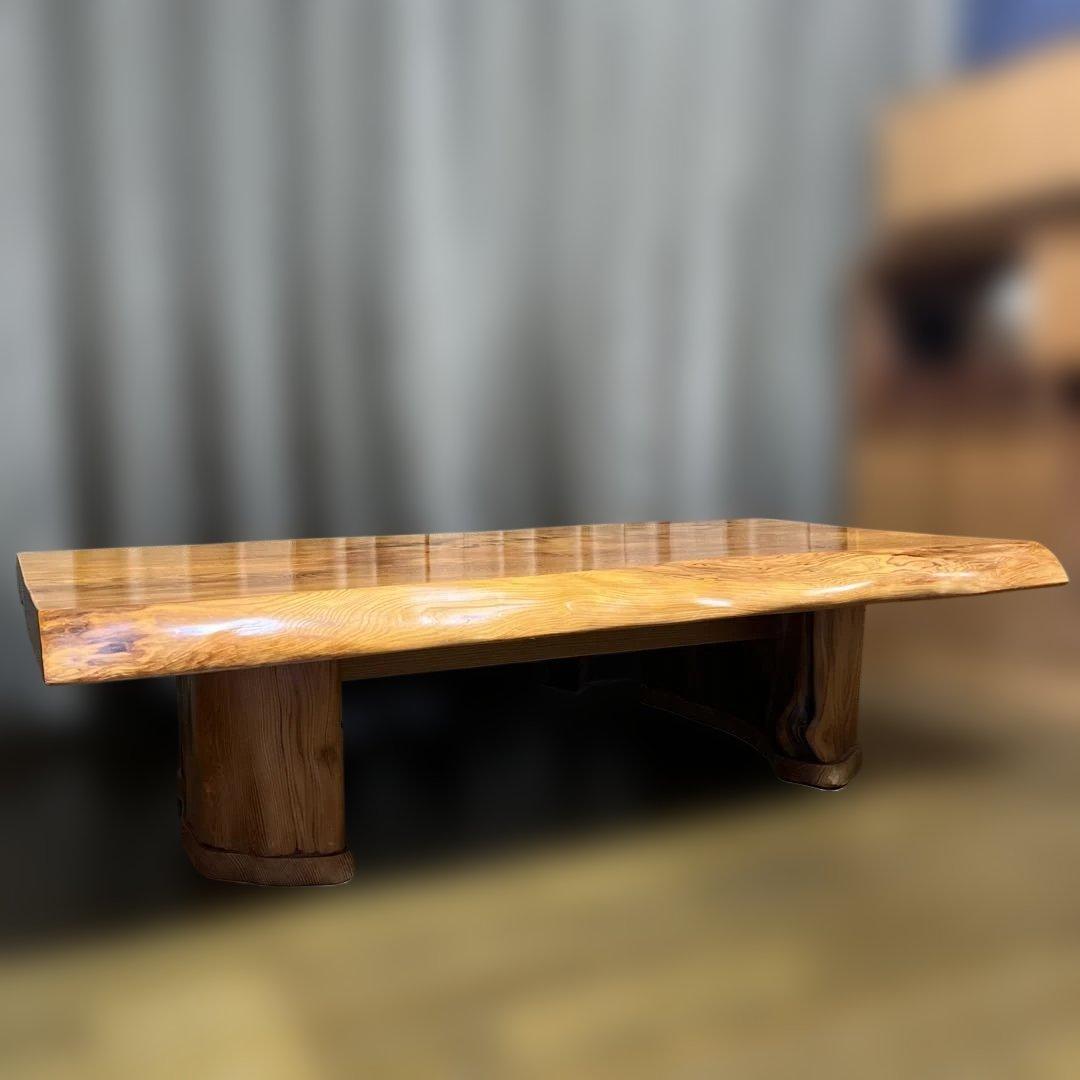 美品　希少　世界遺産　屋久杉　座卓　セパレートタイプ　樹齢1,000年以上