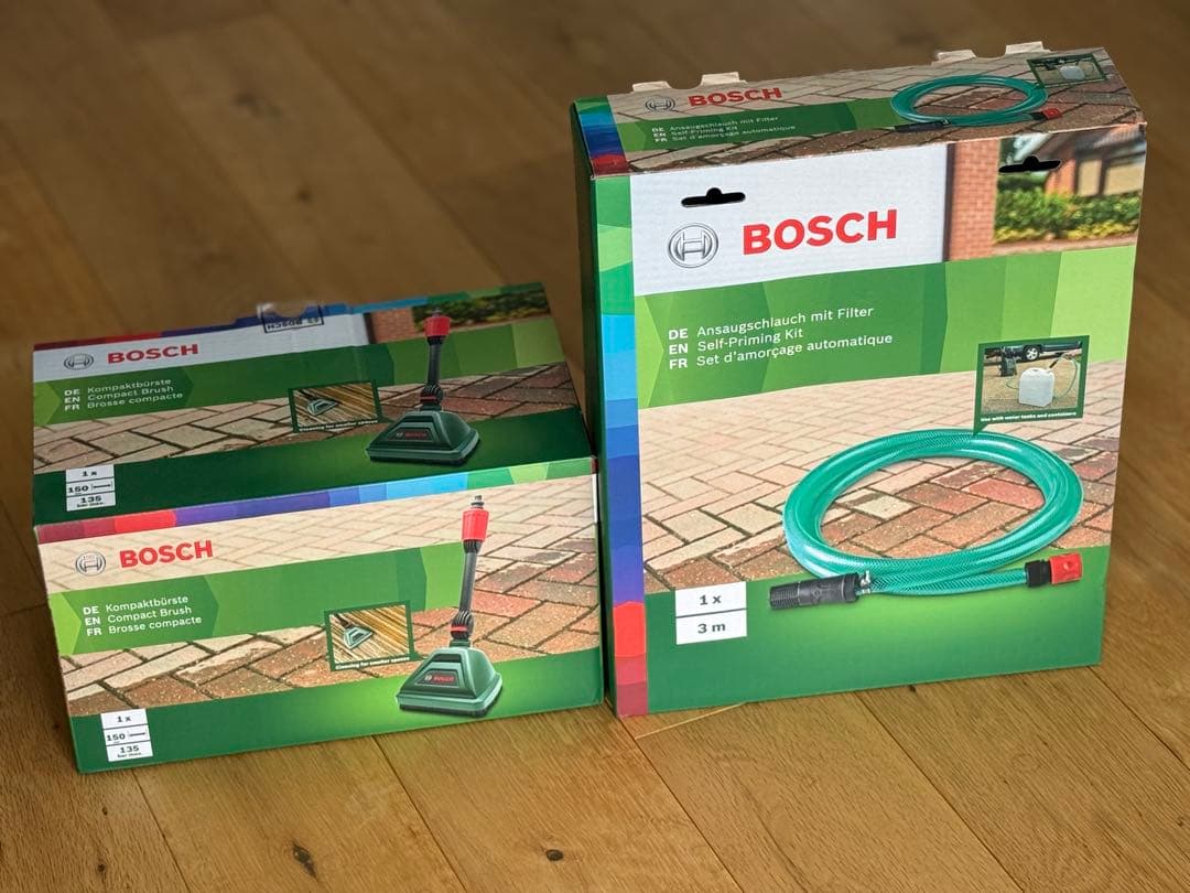 【週末値下げ中】BOSCH 高圧洗浄機　オプションキット付
