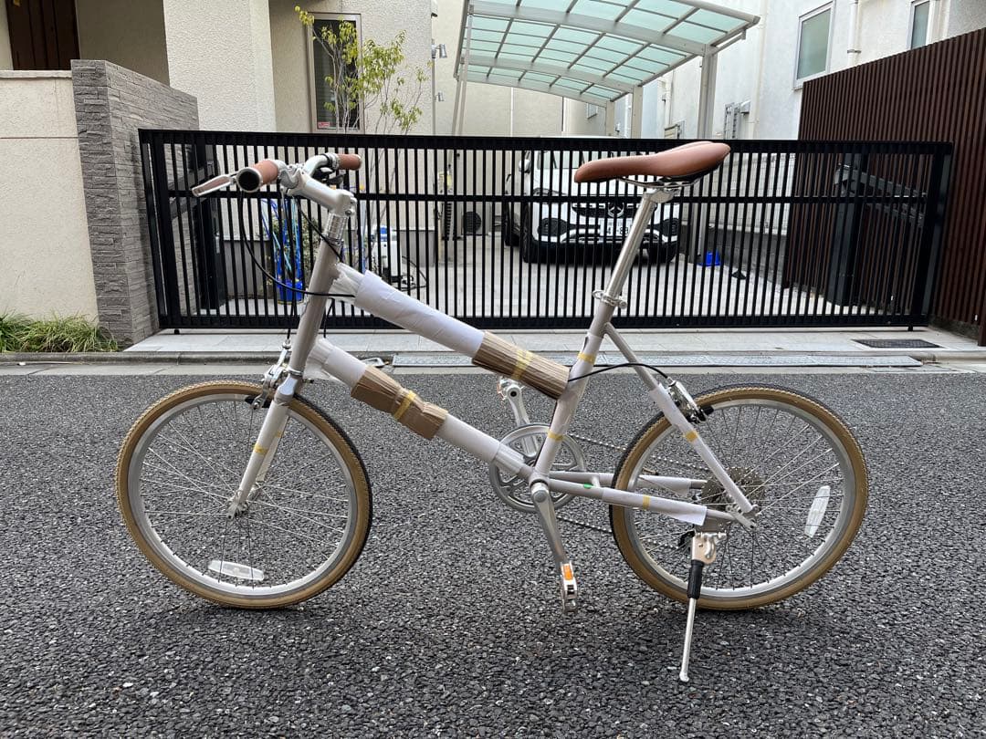 ミニベロ　自転車　クロモリフレーム　8段変速