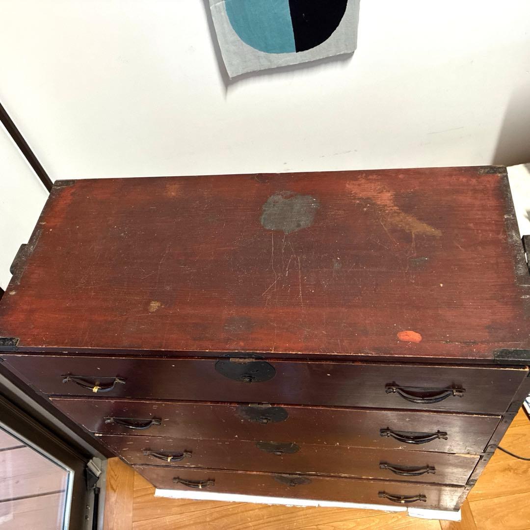 和ダンス　明治時代 和家具 アンティーク レトロ 時代箪笥 和箪笥