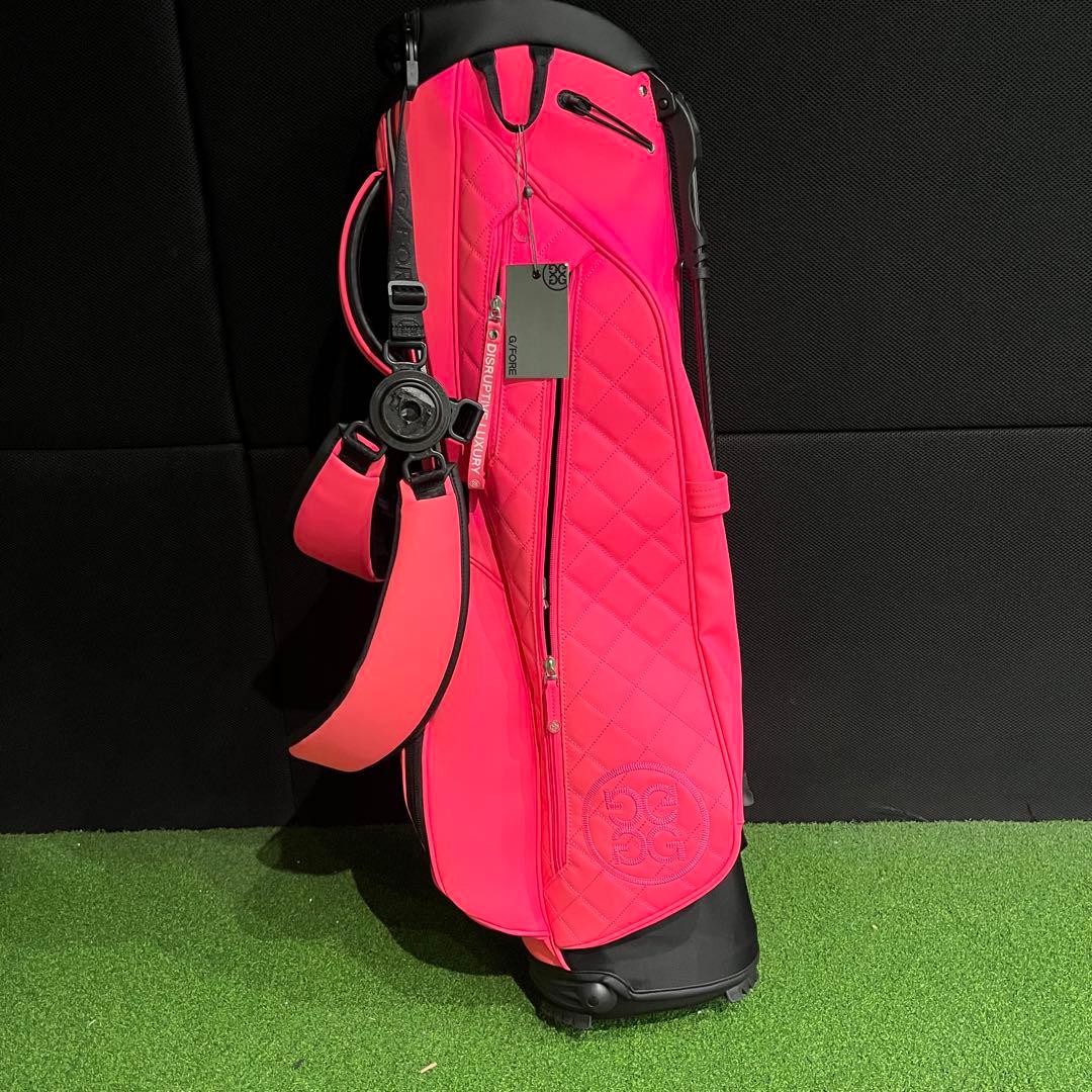 【訳アリ】VESSEL×G/FORE 別注ピンク キャディバッグ