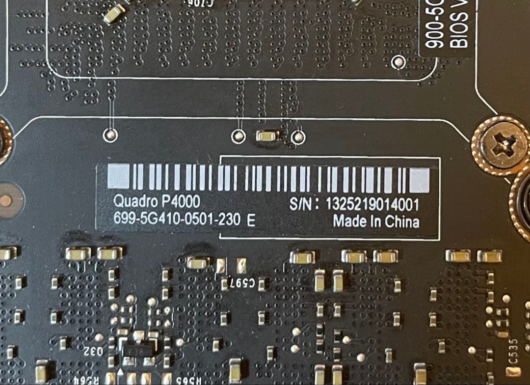 スマホ・タブレット・パソコン NVIDIA QUADRO P4000