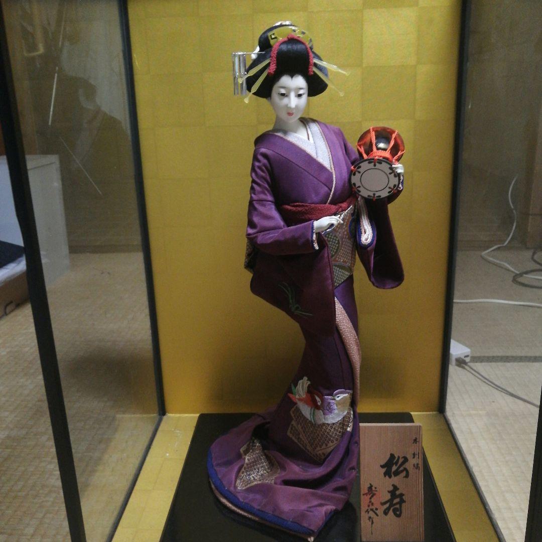 尾山人形　松寿　日本人形　踊り子　和風　着物