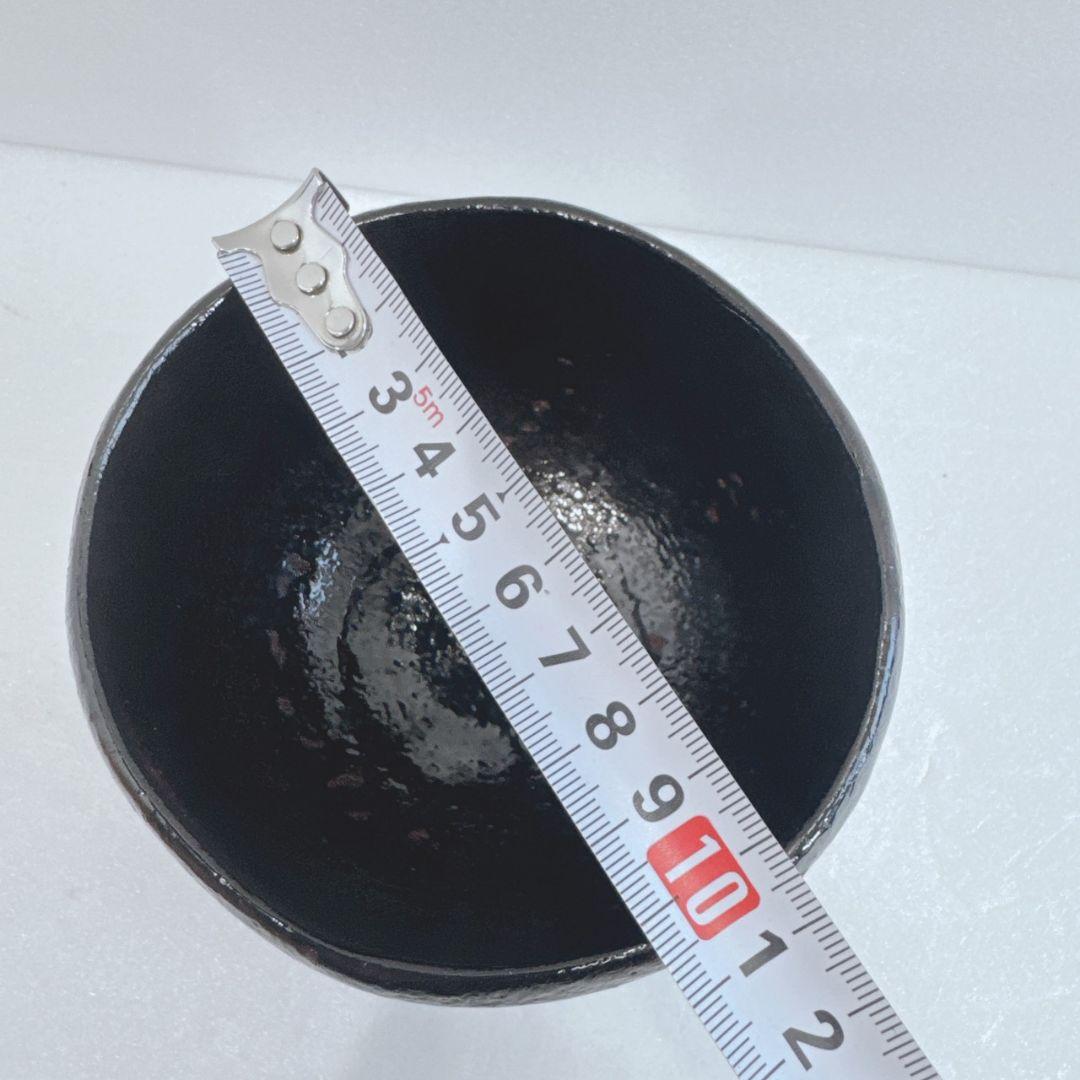 茶道具塗師 前端雅峯 乾漆 黒茶碗 共箱 長期保管品 レトロ 骨董