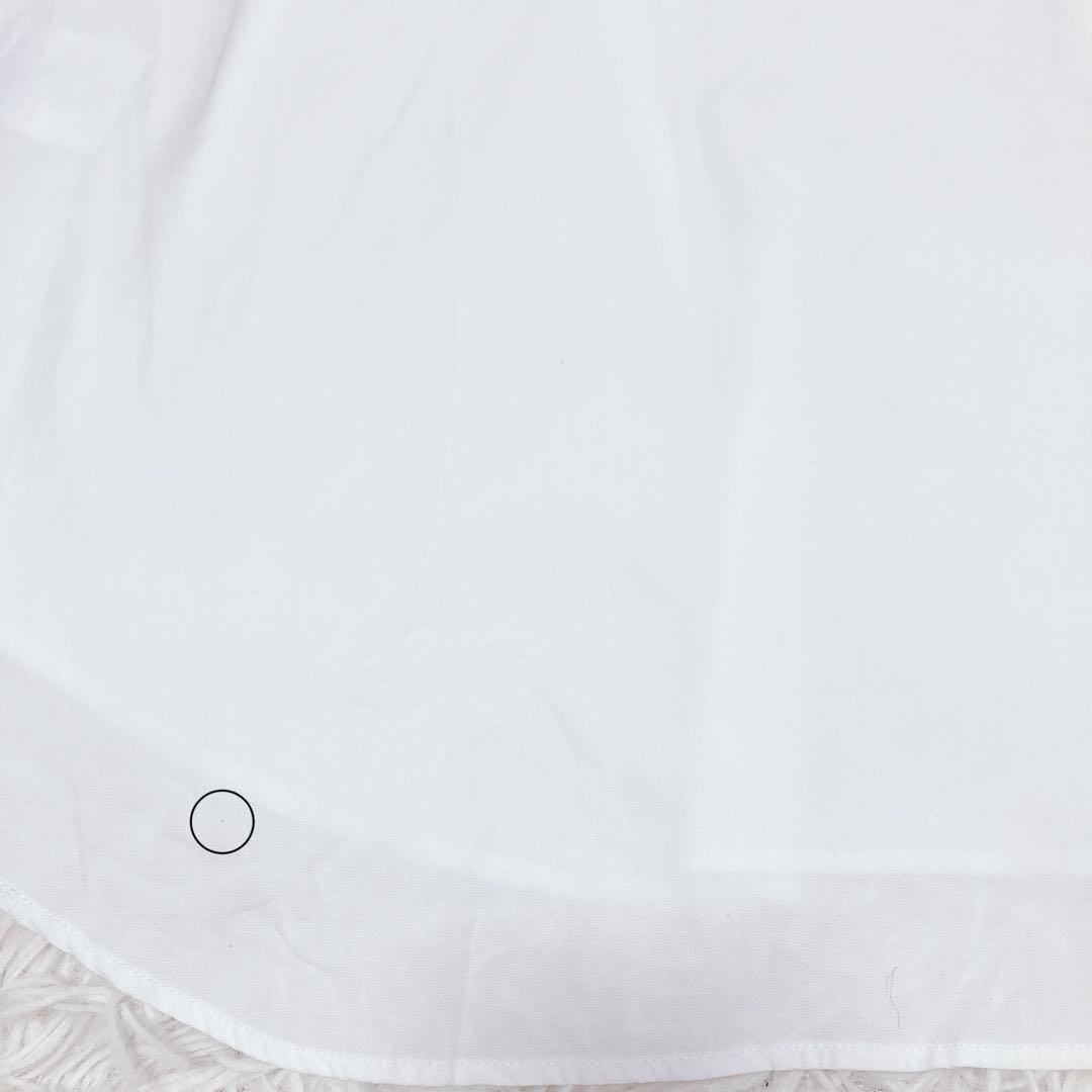 BOURRIENNE Paris Xスタンドカラーシャツ ホワイト XS 刺繍