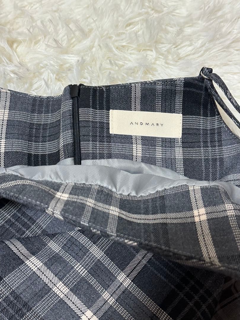 ANDMARY Aine set mini dress M グレー