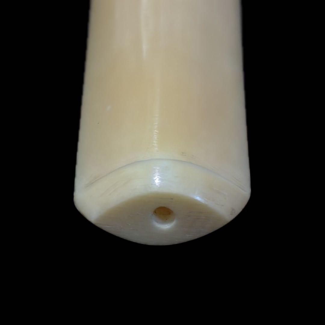 パイプ　マッコウクジラ　歯鯨　喫煙具　彫刻　特大　未使用　極上　天然素材