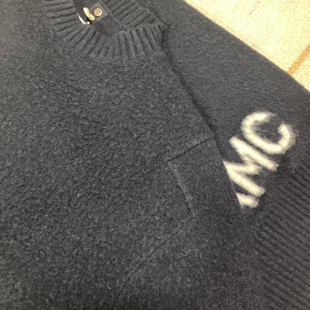 OAMC WHISTLER CREWNECKロゴ　ニットセーター