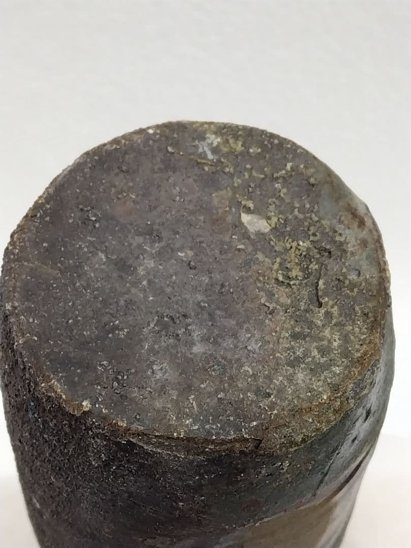 備前　花入れ　井上武  223mm✖75mm