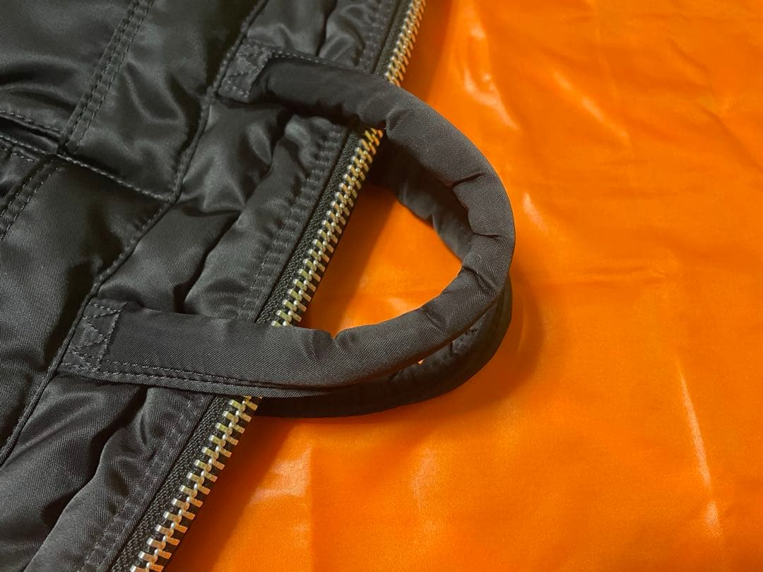 【美品現行タグ】PORTER タンカー ブリーフケース ブラック