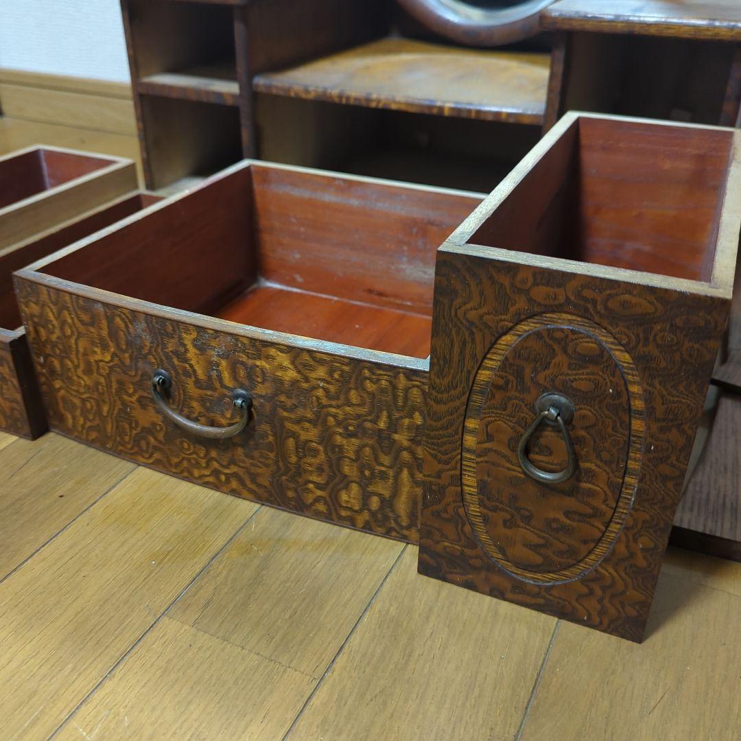 木製和風ドレッサー　化粧鏡　昭和レトロ　古民家　アンティーク