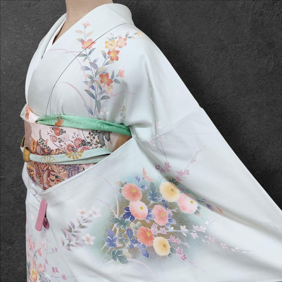 ❰6549❱ フルセット　訪問着 作家　袋帯　入学式　結婚式　お宮参り　正絹着物