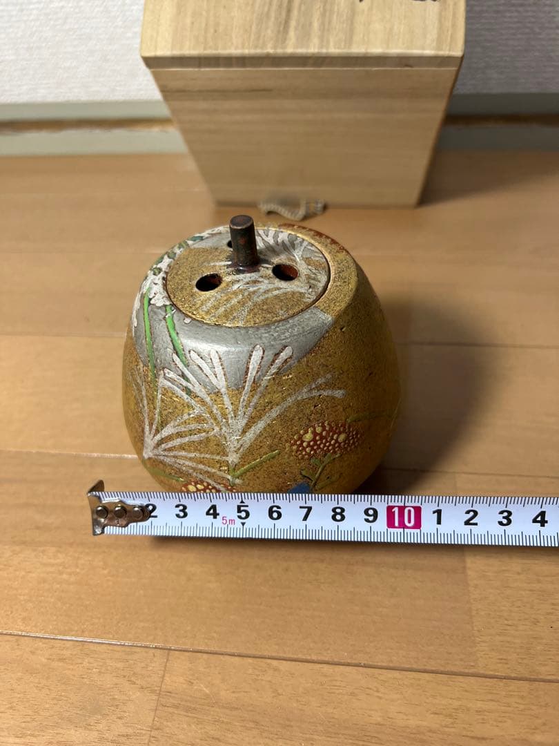 658 九谷焼❓　香炉　未使用