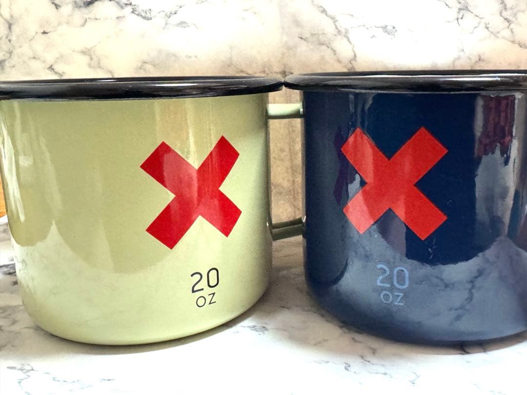 Best madeホーローカップペアセット