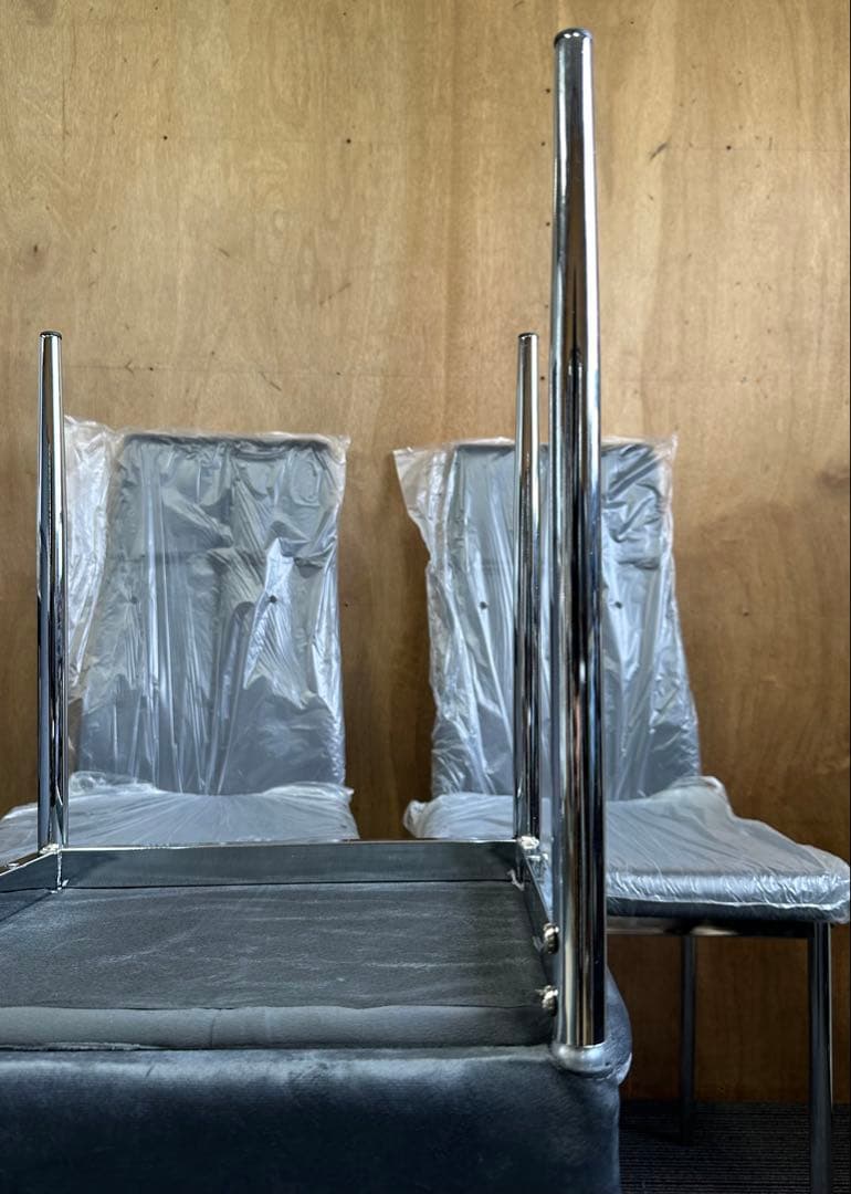 ⭕️期間限定！数量限定 ダイニングチェア インテリア 椅子 4脚セット グレー