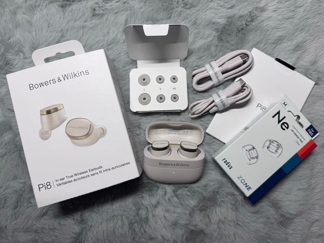 【美品】Bowers & Wilkins Pi8 DW／radius イヤピ付き