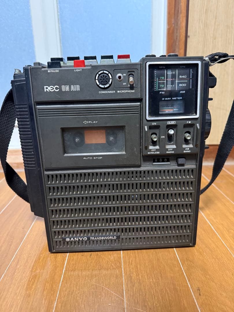 サンヨー　ラジカセ　トランスワールド　MR-4000 レトロ 家電　ラジオ