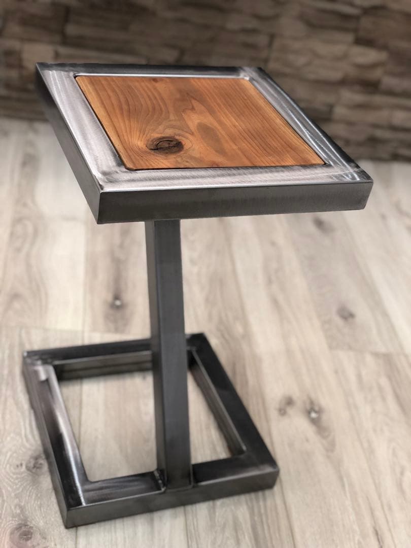 wood×iron サイドテーブル
