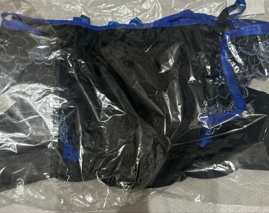 サ*プ様 パルフェット　フローラルレースランジェリー　ブルー　PHARFAITE