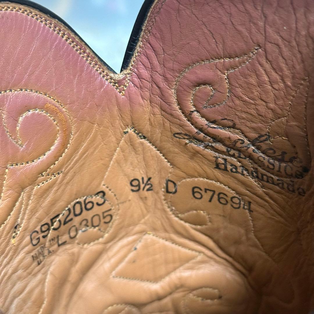 極美品⭐️ Lucchese ルケーシー　ウエスタンブーツ　エキゾチックレザー