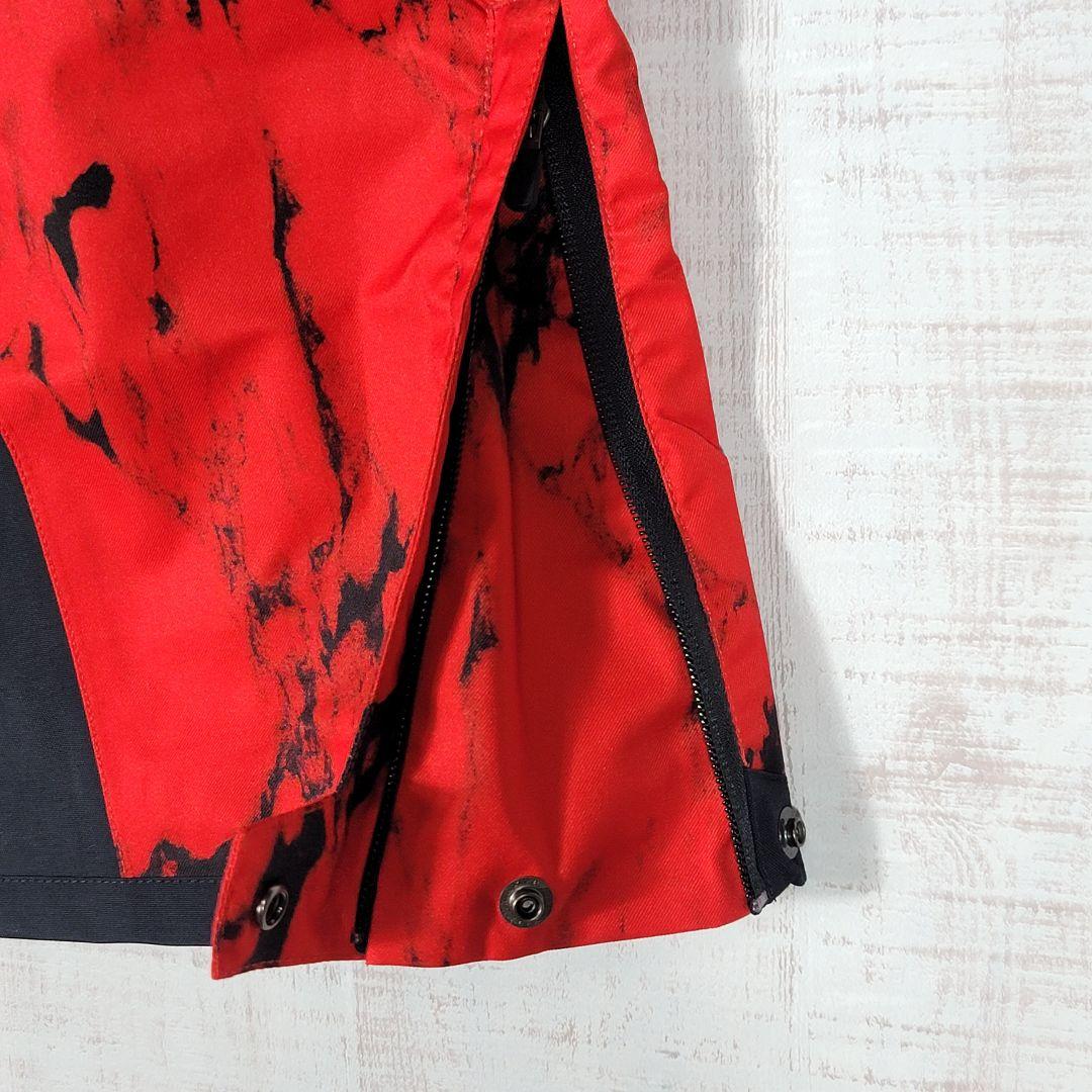 新品未使用✨️ノースフェイス スノーパンツ スキーパンツ ウエストゴム 赤黒 L