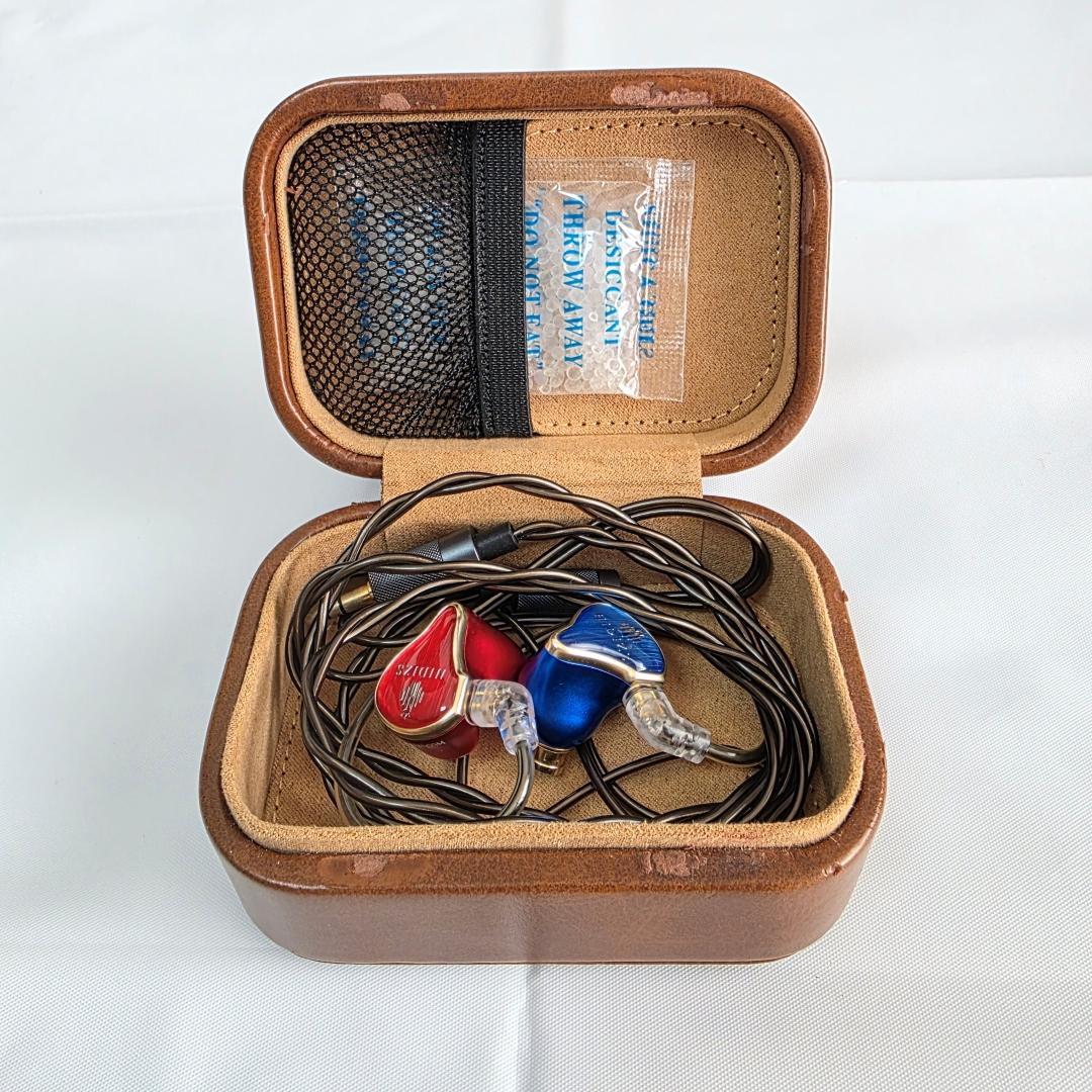 HIDIZS MS4 イヤホン レッド＆ブルー