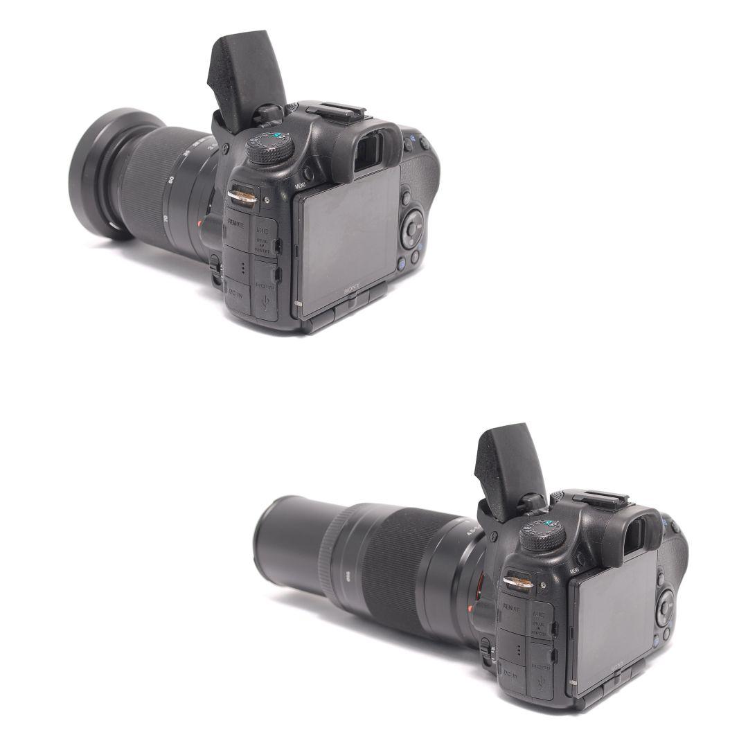 ❤即購入1000円OFF❤実用品❤ SONY α57 超望遠レンズ ダブルズーム