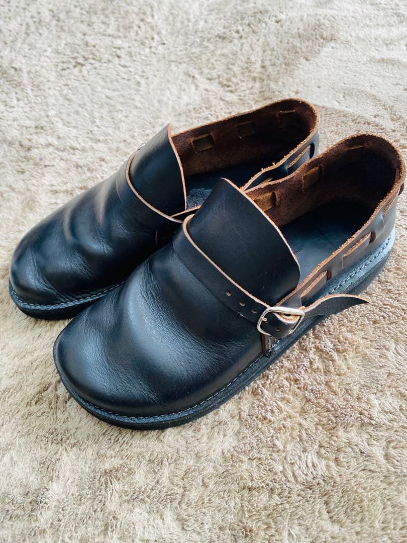 フェルナンドレザー　ミドルイングリッシュ　ブラック　9E