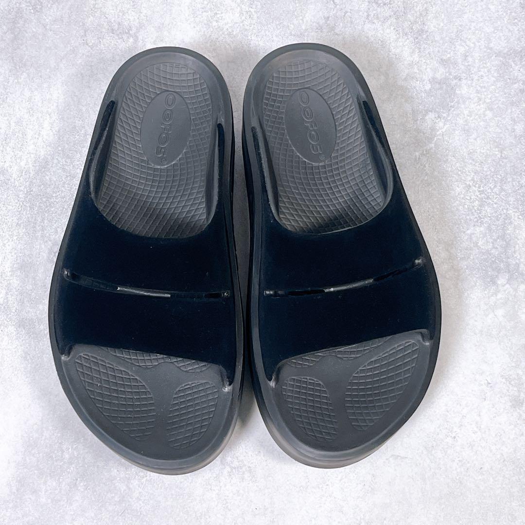 美品　ウーフォス OOmega OOahh Limited 37 厚底　ベロア