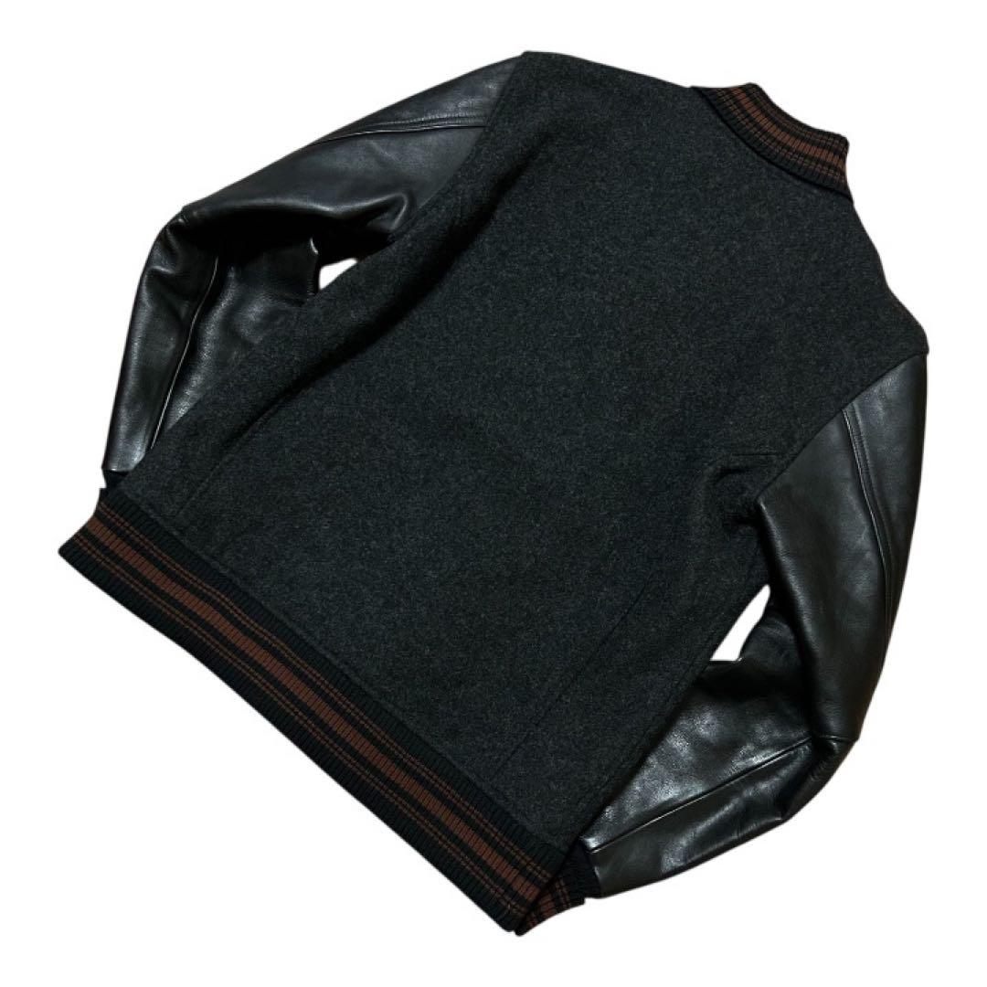 専用 良品 DELUXE CLOTHING 袖レザー スタジャン L