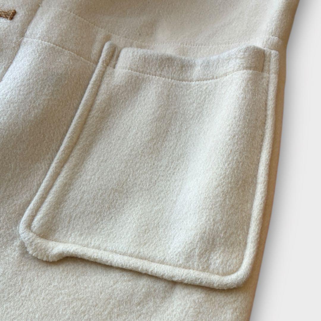 90's 英国製 Gloverall ダッフルコート アイボリー S 白タグ