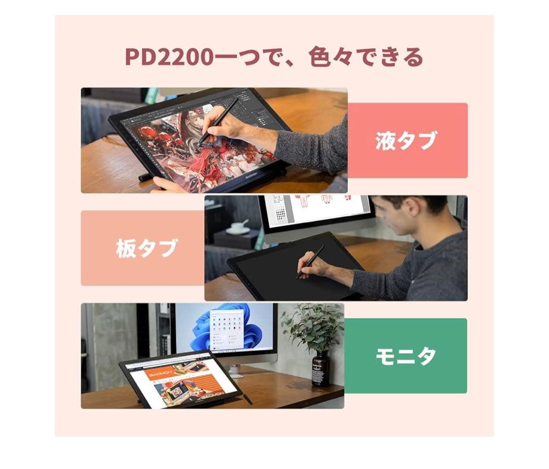 GAOMON PD2200 21.5インチ液晶ペンタブレット本体